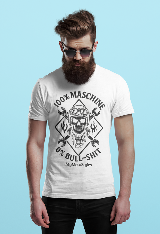 HigherBlanks Premium T-Shirt "100% Maschine"