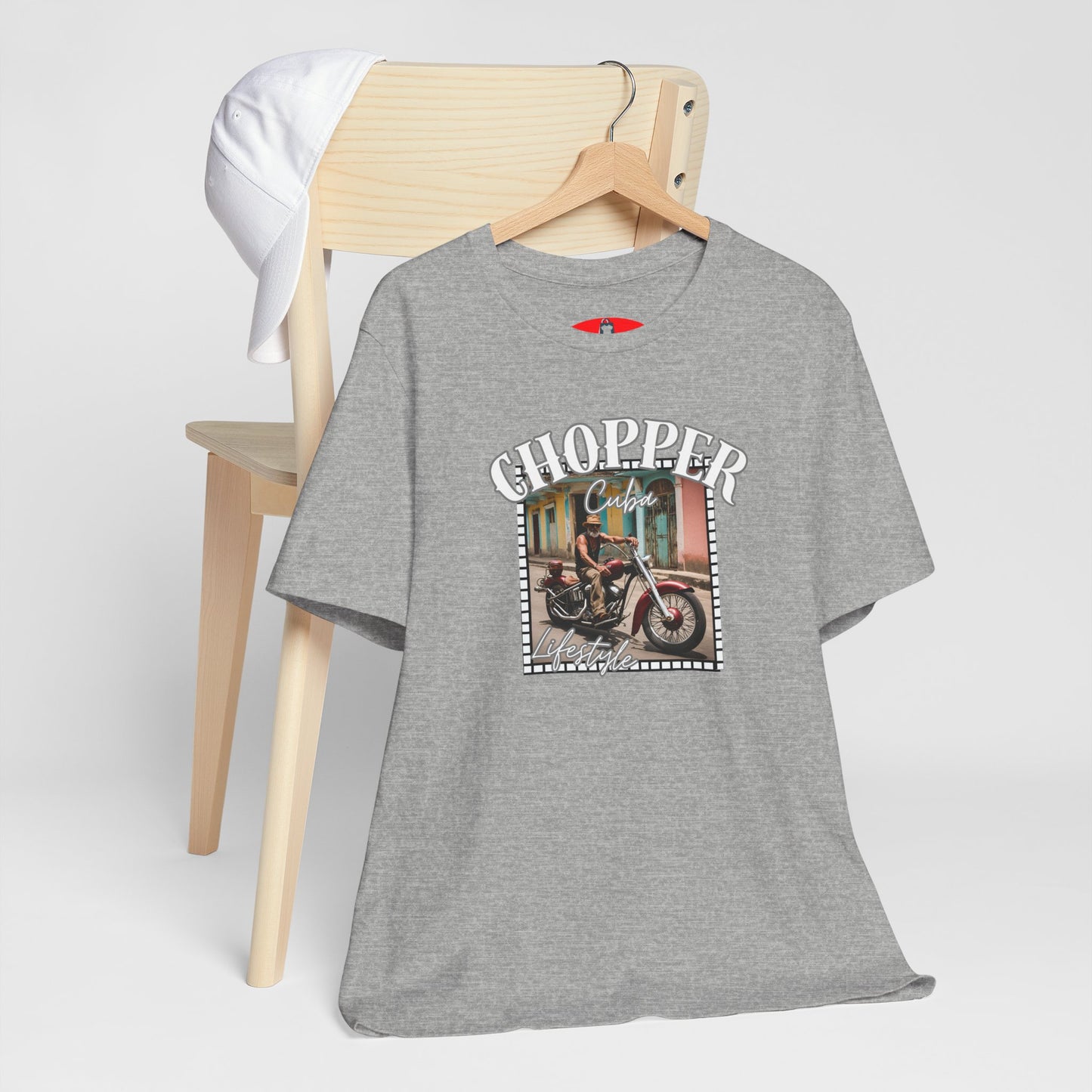 Chopper Bikerin T-shirt - Cuba Design - Biker Tshirt - Frauen Mode - Stylisches Damen Shirt von MyMotoStyles