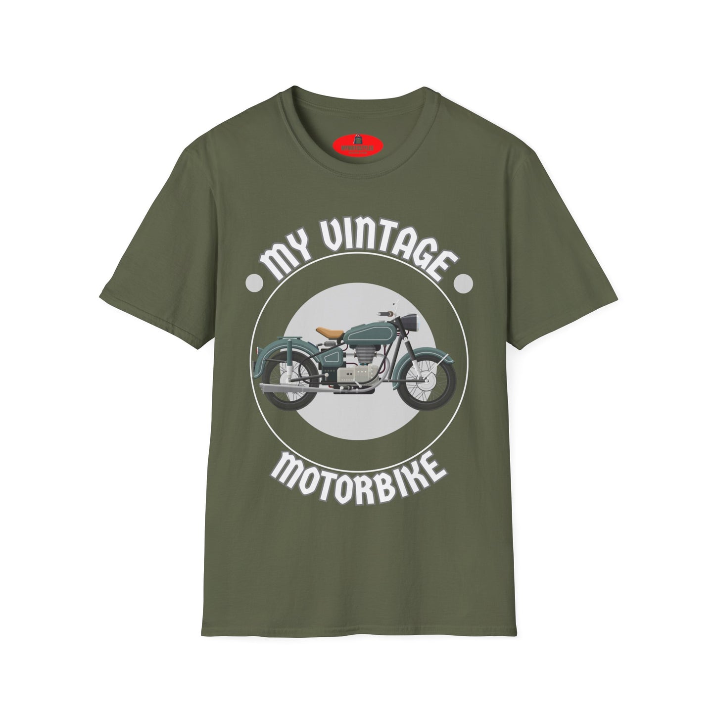 Men's Vintage Motorcycle T-Shirt for Bikers – Retro Design, Soft & Comfortable, Gift Idea