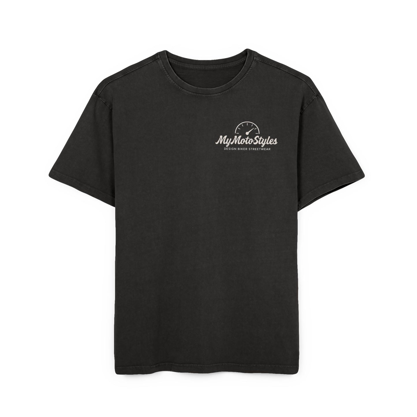 Biker Men's Oversized T-Shirt - Back Print Shirt – Built for the Road - Vintage Style - Top Design by MyMotoStyles