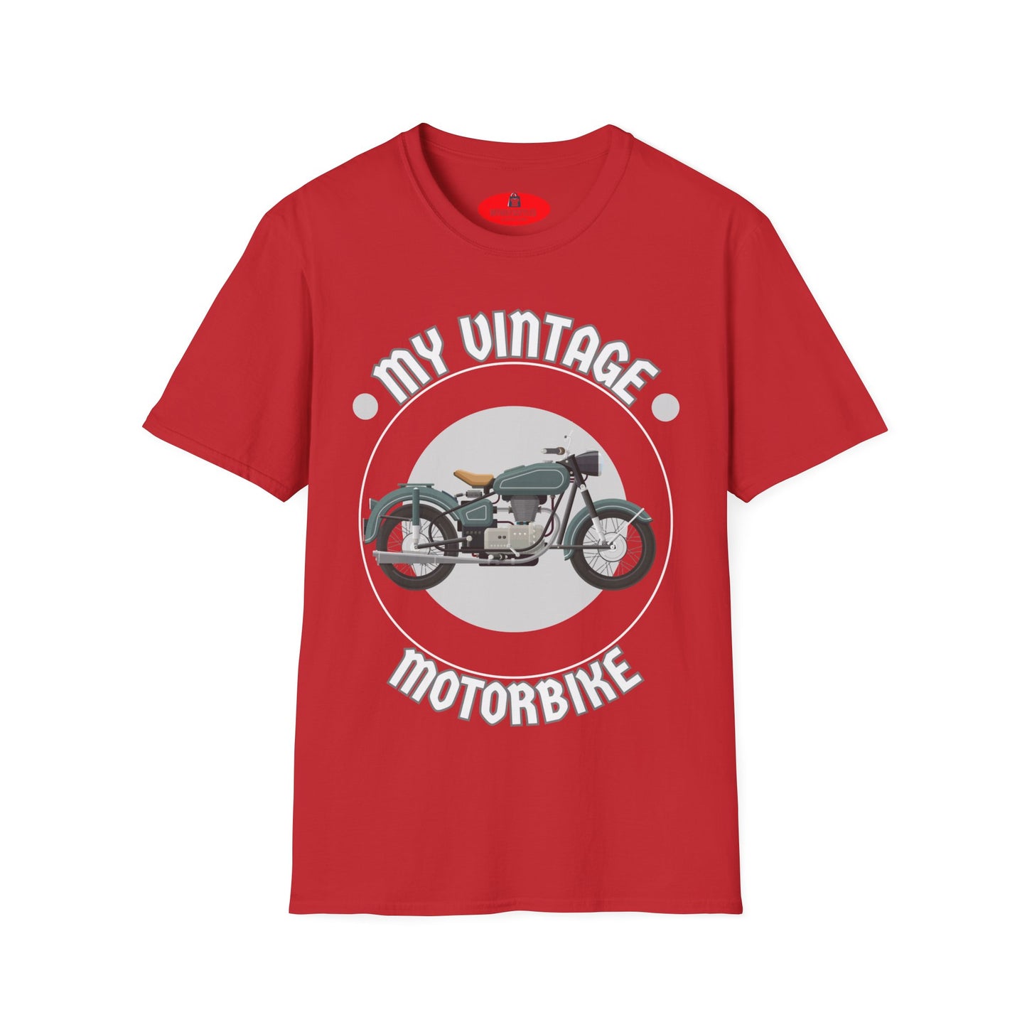 Men's Vintage Motorcycle T-Shirt for Bikers – Retro Design, Soft & Comfortable, Gift Idea