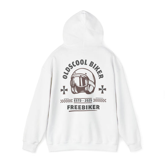 Biker Hoodie - Old School Biker Design, Perfect for Riders and Casual Wear