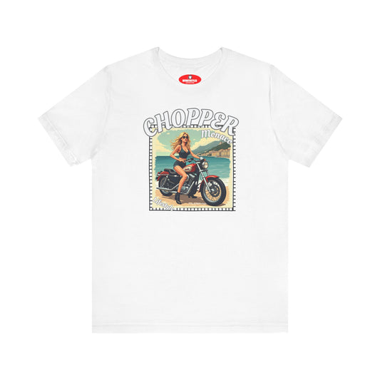 Chopper T-shirt - Fashionable Biker T-shirt - Monaco Design - Streetwear - Women's Shirt - Ladies T-shirt - Adventure Lovers