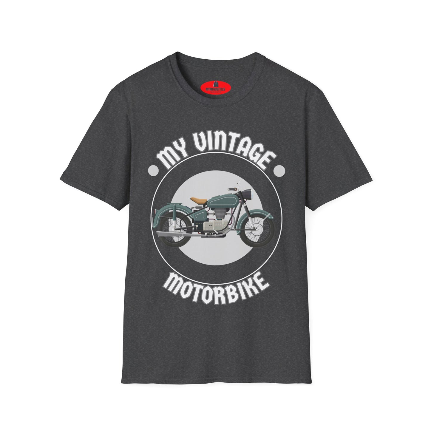 Men's Vintage Motorcycle T-Shirt for Bikers – Retro Design, Soft & Comfortable, Gift Idea