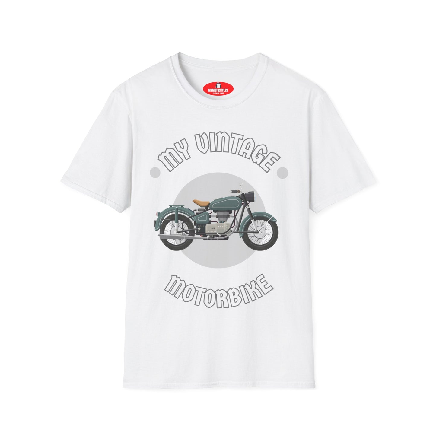 Men's Vintage Motorcycle T-Shirt for Bikers – Retro Design, Soft & Comfortable, Gift Idea