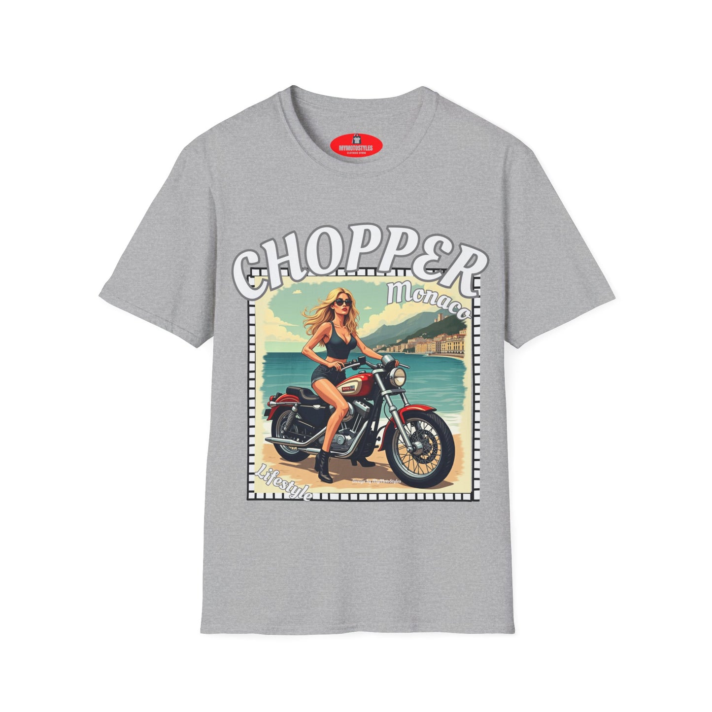 Chopper Lifestyle Unisex T-Shirt - Vintage Motorcycle Graphic Tee