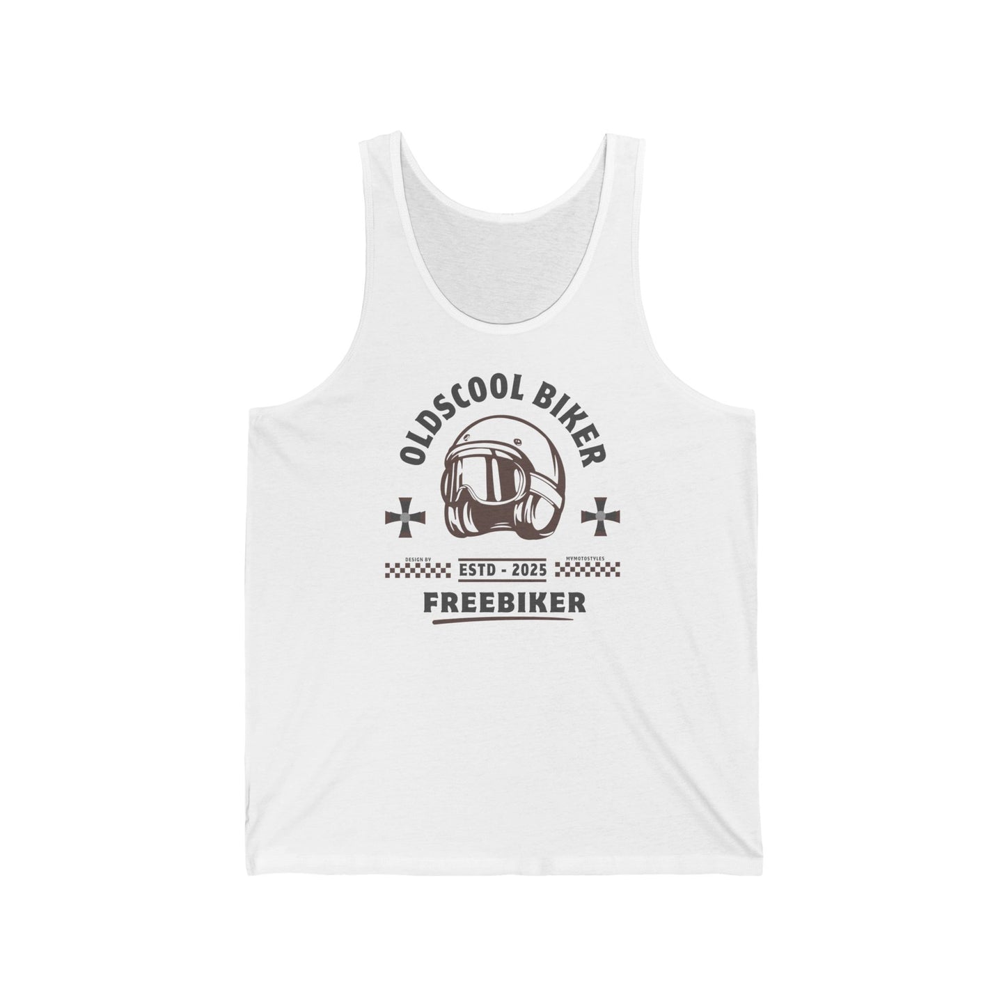 Biker Tank Top - Oldscool Biker - Herren Shirt - Stylisches Unterhemd