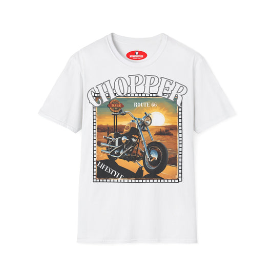 Chopper T-Shirt Route 66 - Lifestyle Vintage - Biker T-Shirt