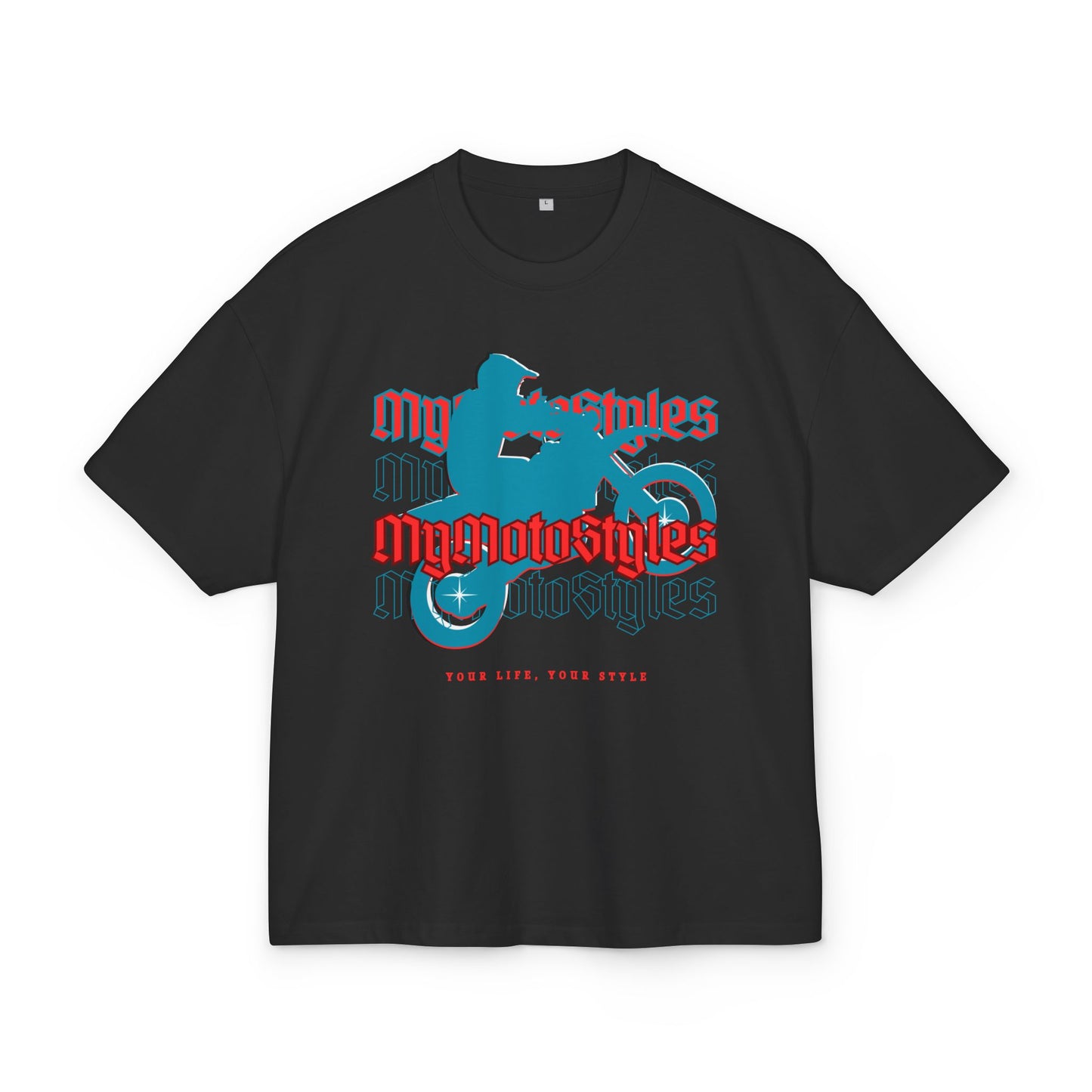 Oversized Biker T-Shirt - Unisex Heavy T-Shirt - Motocross - Stylisch u. Bequem