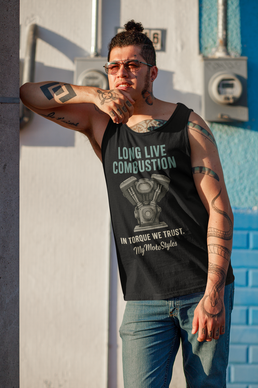 Premium Organic Tanktop "Long Live Combustion"