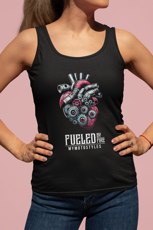 Premium Organic Tanktop "Motorrad Liebe"