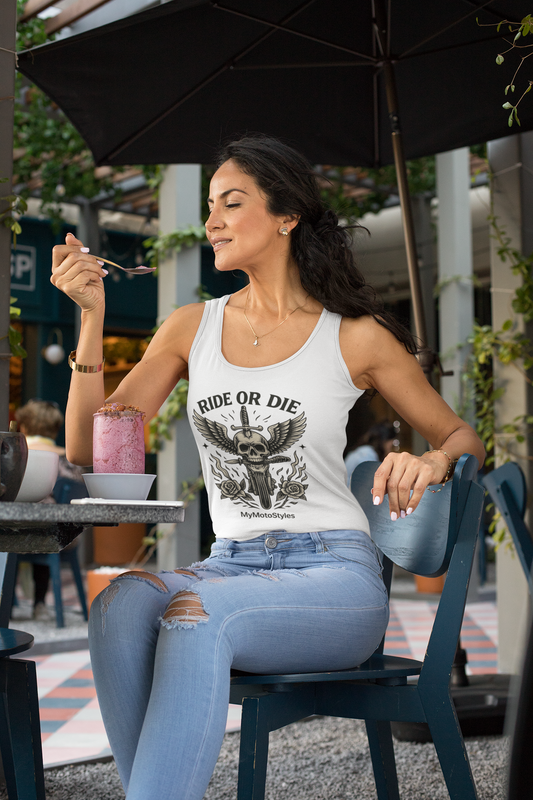 Premium Organic Tanktop "Ride Or Die"