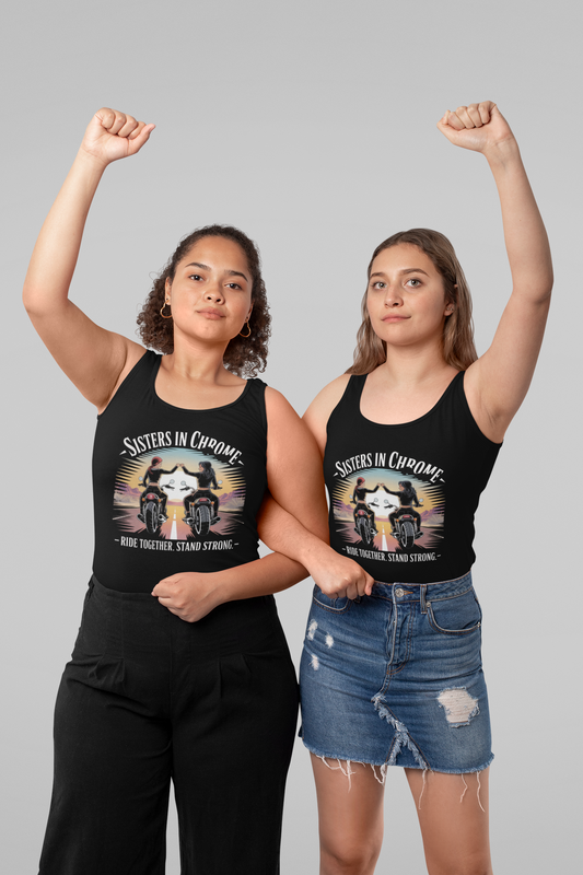Premium Organic Tanktop "Sisters in Chrome"