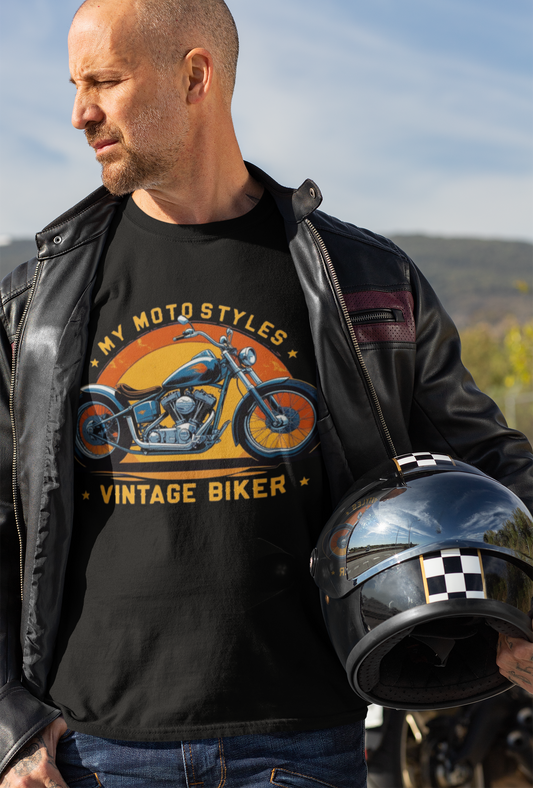 HigherBlanks Premium T-Shirt "Vintage Biker"