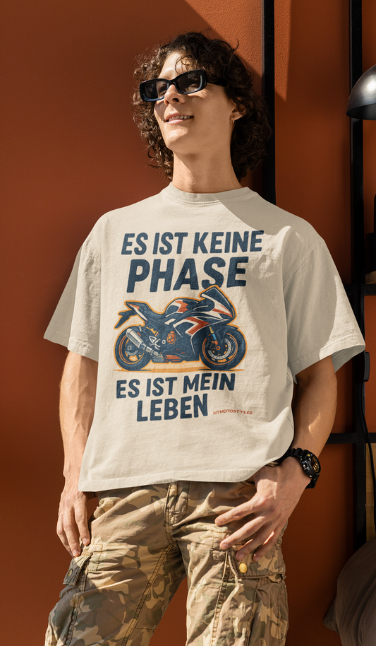 VACANCY Oversized Shirt "Mein Leben"