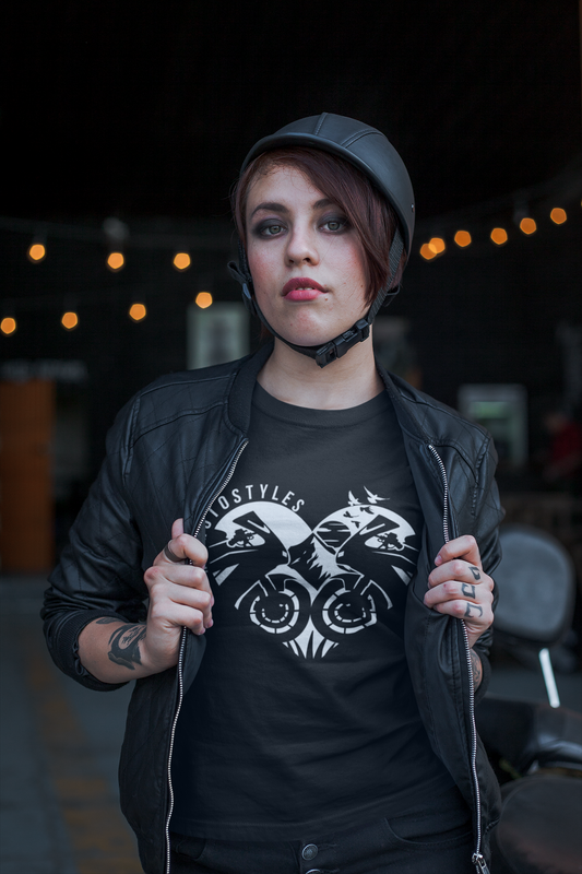 HigherBlanks Premium T-Shirt "Two Bikes One Heart"