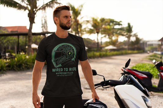 HigherBlanks Premium T-Shirt "Wired To Ride"