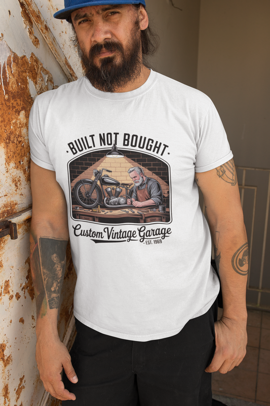 HigherBlanks Premium T-Shirt  "Built not Bought".