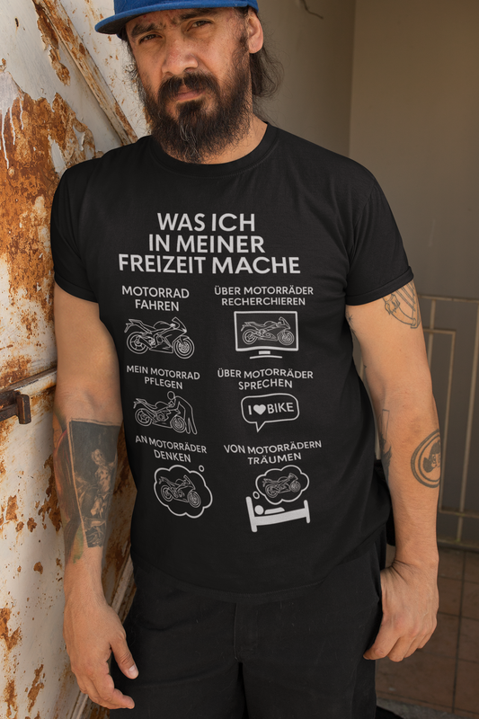 HigherBlanks Premium T-Shirt "Biker Freizeit"
