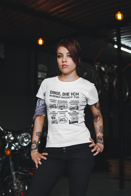 HigherBlanks Premium T-Shirt "Dinge-Freizeit-Bike"