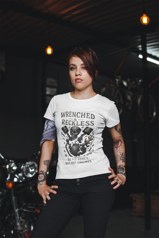 HigherBlanks Premium T-Shirt "Wrenched & Reckless"