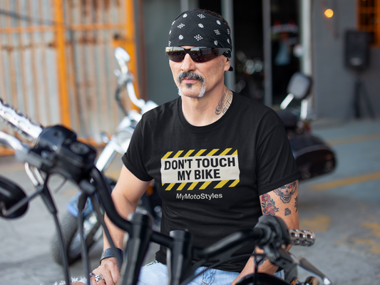 HigherBlanks Premium T-Shirt "Don't Touch my Bike"