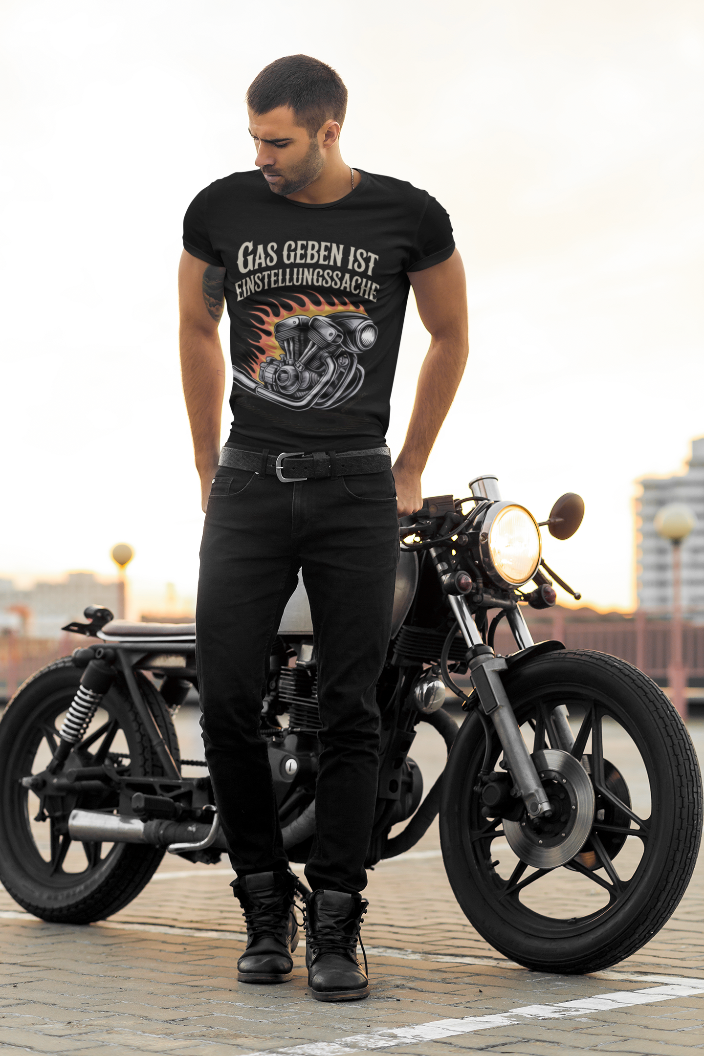 HigherBlanks Premium T-Shirt "Einstellungssache"