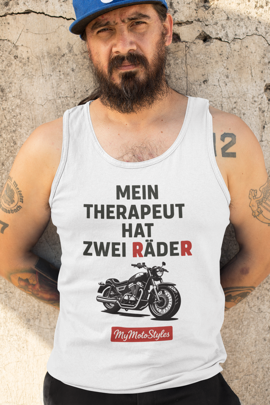 Premium Organic Tanktop "Mein Therapeut"