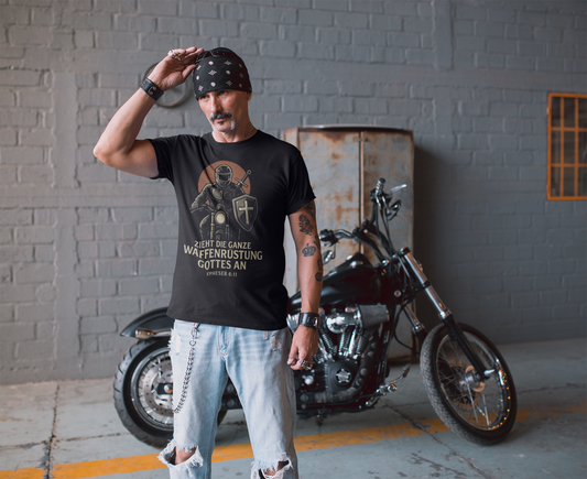 HigherBlanks Premium T-Shirt "Waffenrüstung Gottes"