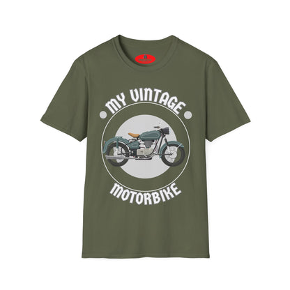 Men's Vintage Motorcycle T-Shirt for Bikers – Retro Design, Soft &amp; Comfortable, Gift Idea 