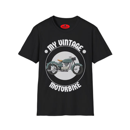 Men's Vintage Motorcycle T-Shirt for Bikers – Retro Design, Soft &amp; Comfortable, Gift Idea 