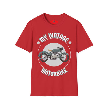 Men's Vintage Motorcycle T-Shirt for Bikers – Retro Design, Soft &amp; Comfortable, Gift Idea 