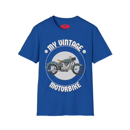 Men's Vintage Motorcycle T-Shirt for Bikers – Retro Design, Soft &amp; Comfortable, Gift Idea 