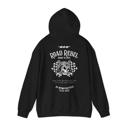 Sweat à capuche Biker - Road Rebel - Sweat-shirt homme - Sweat à capuche design - Idée cadeau