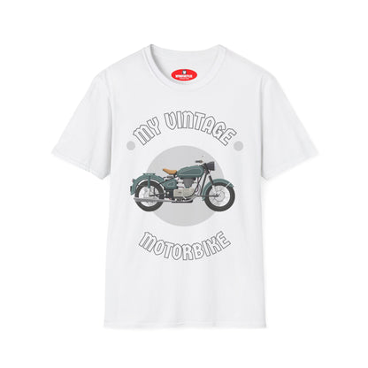 Men's Vintage Motorcycle T-Shirt for Bikers – Retro Design, Soft &amp; Comfortable, Gift Idea 