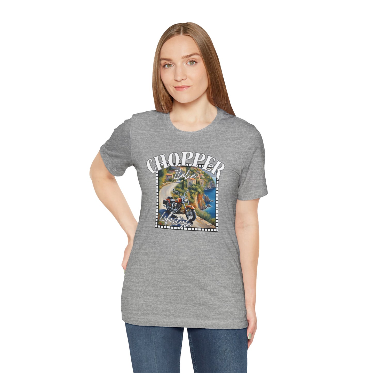 Chopper T-shirt - Women's Shirt - Italian Design - Biker T-shirt - Stylish - Modern Shirt - Lifestyle - Short Sleeve T-shirt
