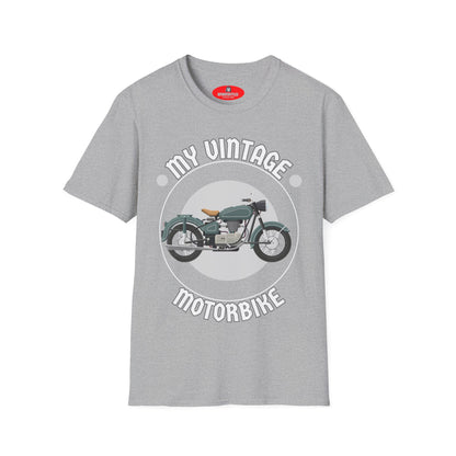 Men's Vintage Motorcycle T-Shirt for Bikers – Retro Design, Soft &amp; Comfortable, Gift Idea 