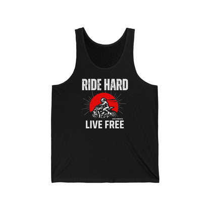 Biker Tank Top - Ride Hard - Stylisches Design - Herren Unterhemd - Biker T-shirt