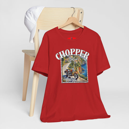 Chopper T-shirt - Damen Shirt - Design Italien - Bikerin Tshirt - Stylisch - Modern Shirt -  Lifestyle - Short Sleeve T-Shirt