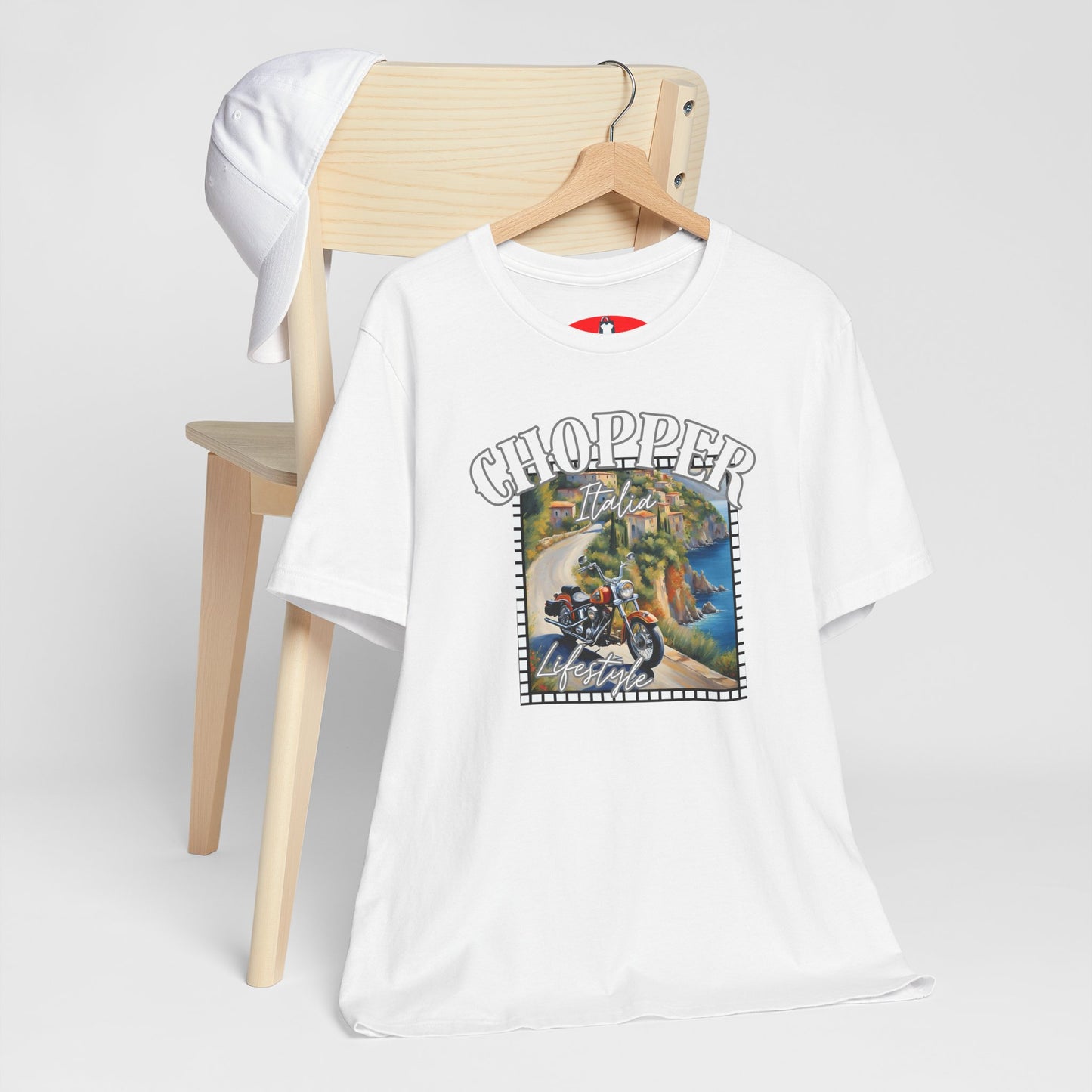 Chopper T-shirt - Women's Shirt - Italian Design - Biker T-shirt - Stylish - Modern Shirt - Lifestyle - Short Sleeve T-shirt