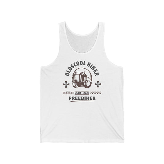 Biker Tank Top - Oldscool Biker  - Herren Shirt - Stylisches Unterhemd