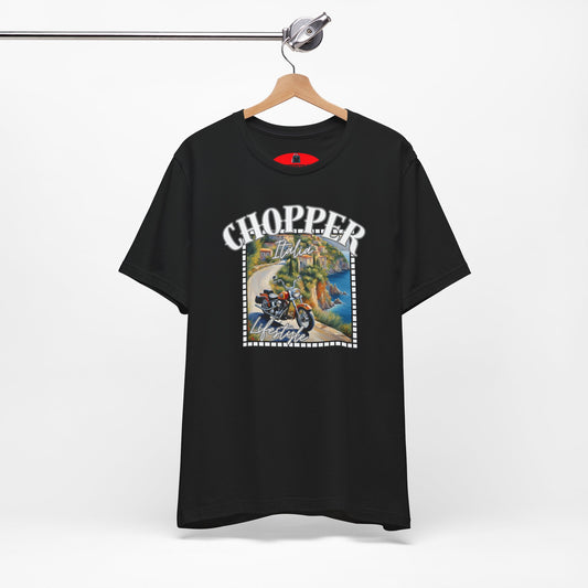 Chopper T-shirt - Damen Shirt - Design Italien - Bikerin Tshirt - Stylisch - Modern Shirt -  Lifestyle - Short Sleeve T-Shirt