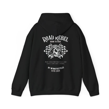 Sweat à capuche Biker - Road Rebel - Sweat-shirt homme - Sweat à capuche design - Idée cadeau