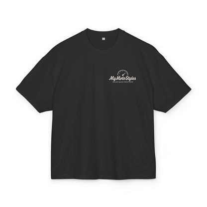 T-shirt de motard oversize - Imprimé au dos - T-shirt unisexe - Motif motocross - Votre vie, votre style
