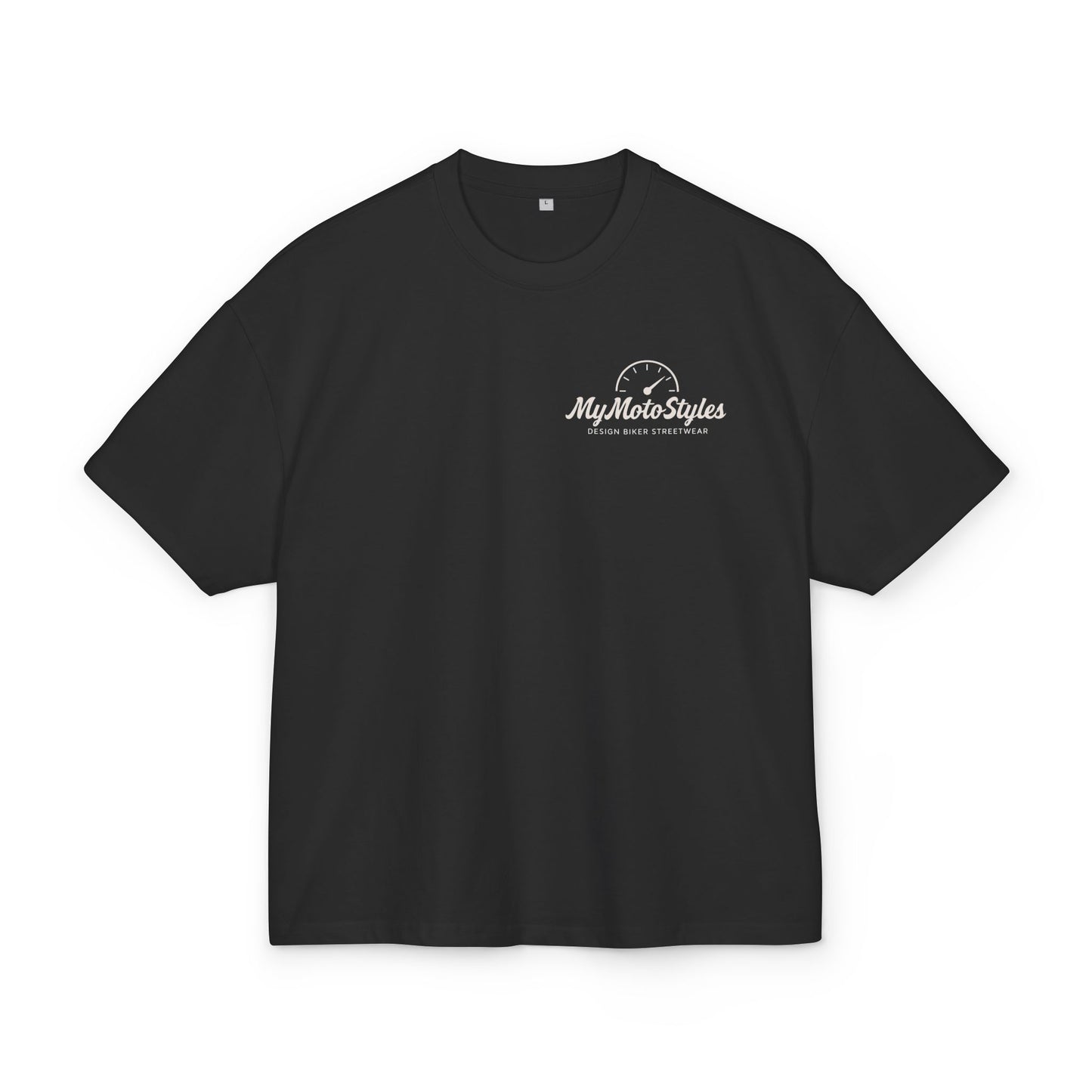 T-shirt oversize motard - T-shirt design - Motif imprimé au dos - Style rock - Cadeau motard
