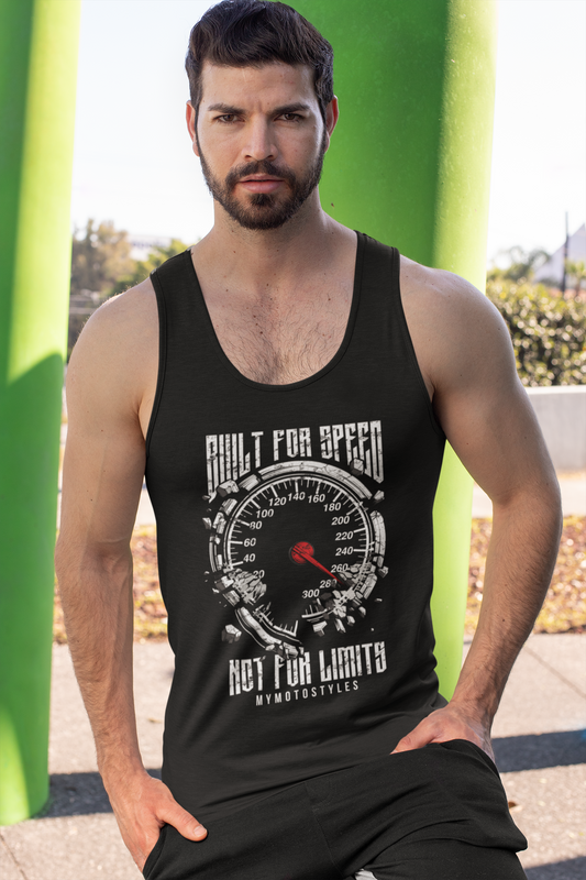 Premium Organic Unisex Tank Top "Built for Speed"