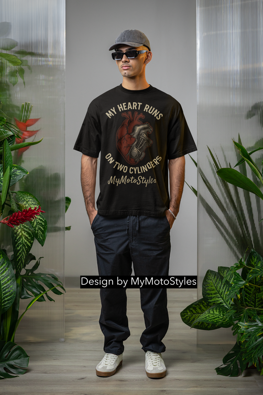 VACANCY Oversized Shirt "Soul Machine" von MyMotoStyles
