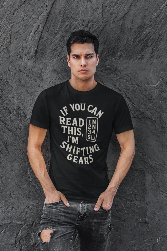 T-shirt premium HigherBlanks « Changement de vitesse »