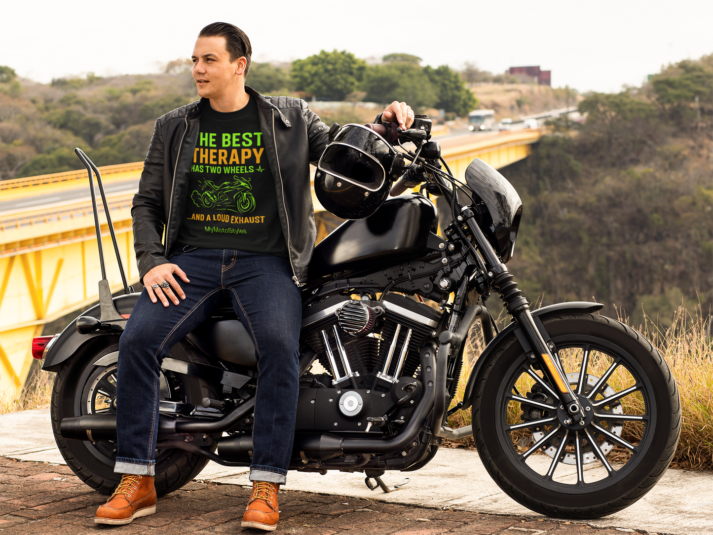 HigherBlanks Premium T-Shirt "Best Therapy"