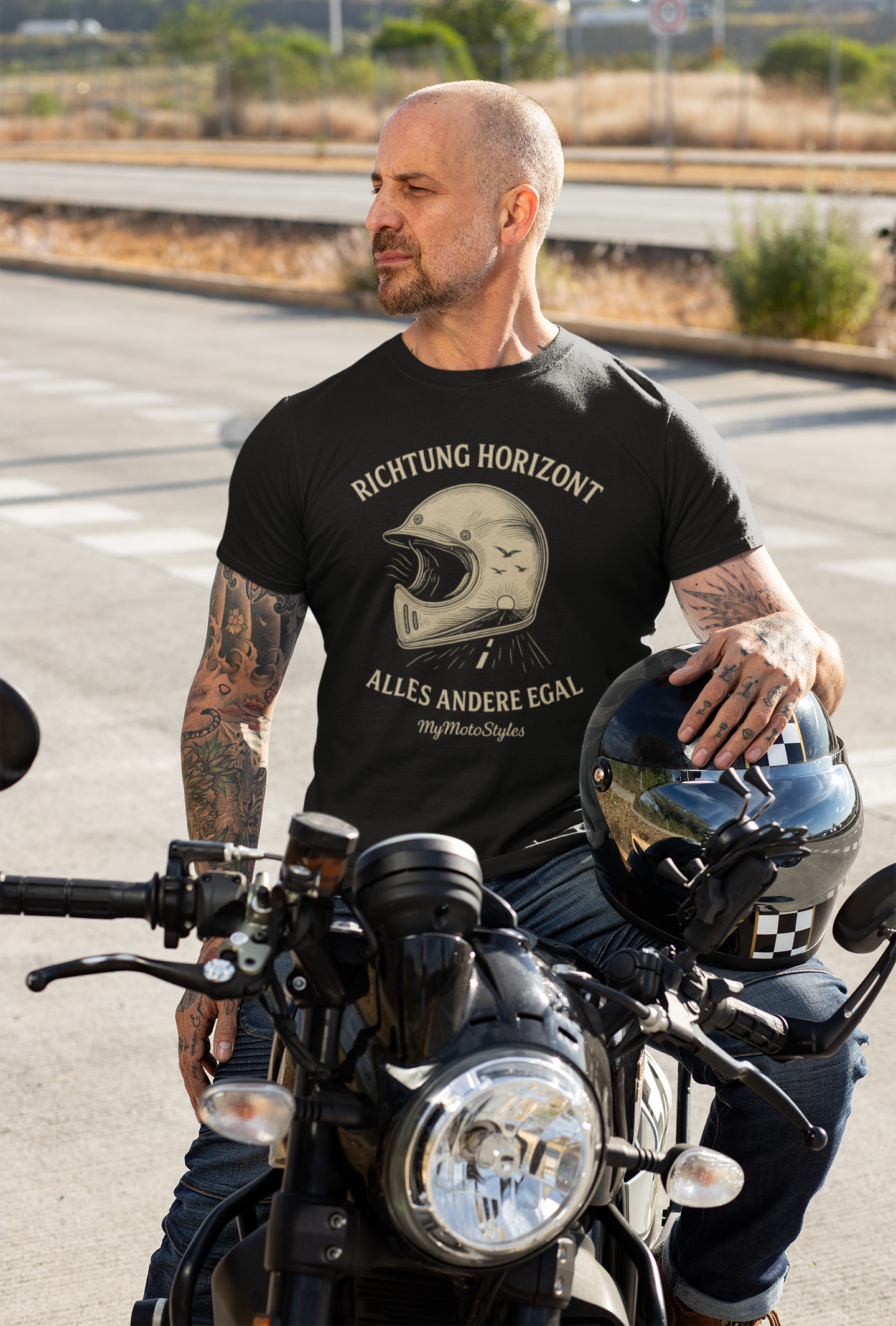 HigherBlanks Premium T-Shirt " Horizont"